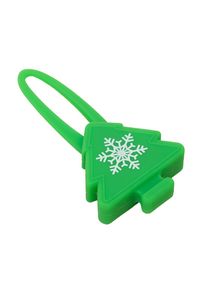 TIAKI svítící přívěšek stromeček, zelený pro psy