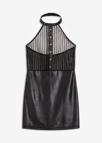 &Scaron;aty s ram&iacute;nkem za krk s mokr&yacute;m vzhledem | Čern&aacute; | Vel. 40/42 (M) | bonprix