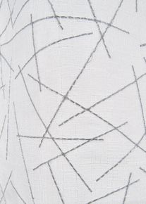 Vitrážková záclona s lesklou výšivkou | Bílá | Vel. 30x85 cm | bonprix