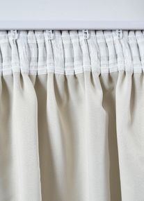 Zatemňovací závěs dvouvrstvý se strukturovanou přední stranou (1 ks v balení) | Béžová | Vel. 225x130 cm | bonprix