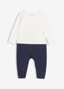 Overal z čist&eacute; organick&eacute; bavlny | Modr&aacute; | Vel. 68/74 | 100% bavlna| bonprix