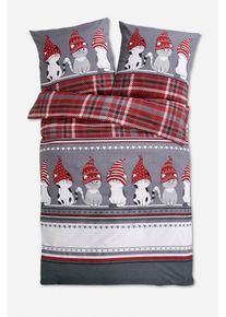 Povlečení s kočkami | Šedá | Vel. 135x200 cm | bonprix