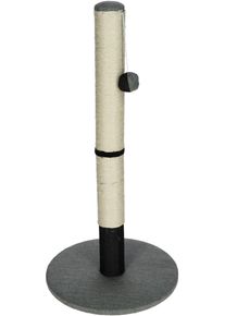 KERBL Pet Opal Pro Kratzsäule, grau/schwarz, 40x40x80cm