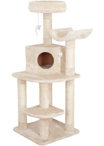 KERBL Pet Zirkonia Eckkratzbaum, beige, 56x56x130cm