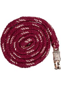HKM Rosegold Strick, Panikhaken, bordeaux/rosegold, 180cm