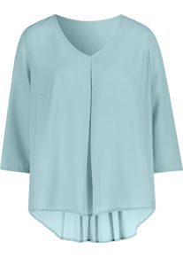 Damske Plisovaná halenka s velkým záhybem mátová ,velikost 46