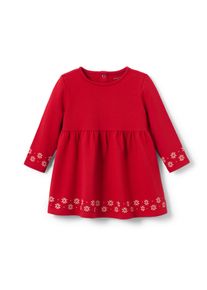 Tchibo - Dívčí teplákové šaty - pro dívky - vel. 98/104 - barva: červená