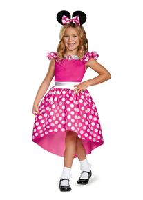 maskworld Minnie Mouse Dress for Kids, pink