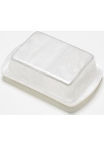 G.F. Heim S&ouml;hne Butterdose aus Acrylglas mittel perlmutt wei&szlig; 532-4