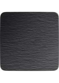 Villeroy & Boch Villeroy & Boch Manufacture Rock Gourmetteller / Servierplatte quadratisch