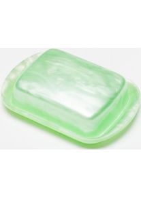 G.F. Heim S&ouml;hne Butterdose aus Acrylglas gro&szlig; apfelgr&uuml;n 535-36