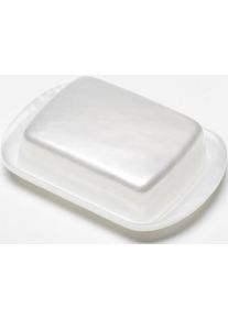 G.F. Heim S&ouml;hne Butterdose aus Acrylglas gro&szlig; perlmutt wei&szlig; 535-4