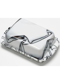 G.F. Heim S&ouml;hne Butterdose aus Acrylglas mittel zebra 532-52