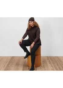 Tchibo - Triko s rolákem - pro ženy - vel. L 44/46 - barva: hnědá