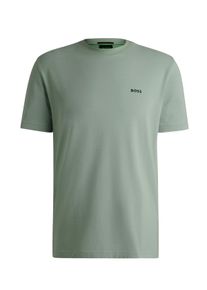 Velké Velikosti - BOSS GREEN - Tričko z měkké strečové kvality - 3XL - Mátově Zelená