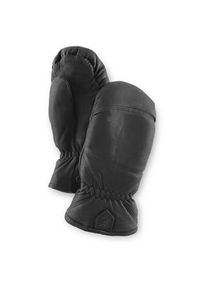 Hestra Leather Box Mitt Gloves (4, black/grey)