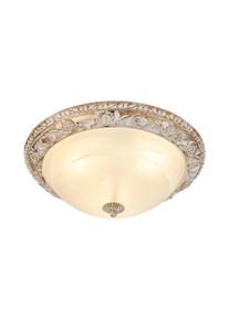 Brilagi - Stropní svítidlo ARIADNA 3xE27/60W/230V zlatá/krémová/patina BG71350