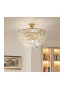 Brilagi - Přisazený lustr CRYSTAL 5xE14/40W/230V zlatá BG71343