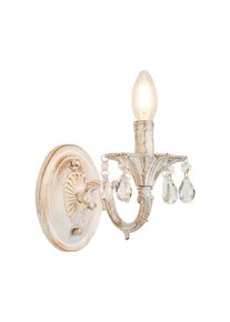 Brilagi - Nástěnná lampa CLASSIC 1xE14/60W/230V krémová/patina BG71321