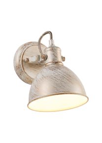 Brilagi - Nástěnné bodové svítidlo TECHNO 1xE27/60W/230V krémová/patina BG71334