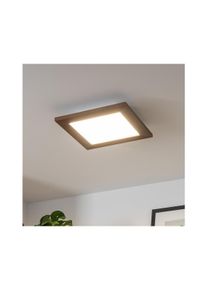 Brilagi - LED Stropní svítidlo SLIMFRAME WOOD LED/25W/230V 34x34 cm tmavě hnědá BG1534+EG99425