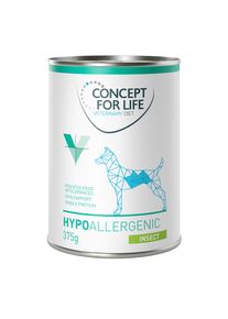 12x375g Concept for Life Veterinary Diet Hypoallergenic s hmyzem