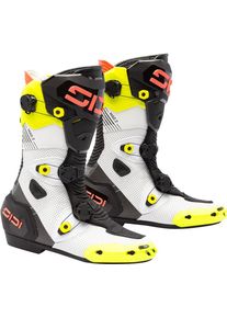 Sidi Mag 2 Air, boots , color: Whinte/Black/Neon-Yellow/Red , size: 41 EU