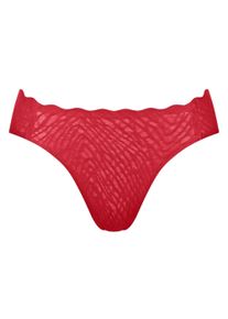Vysoce vykrojen&eacute; kalhotky Sloggi Zero Feel Bliss Festive High leg - pro ženy - vel. M - barva: červen&aacute;/žak&aacute;r