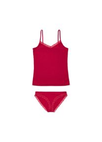 Tchibo - Souprava ko&scaron;ilky a kalhotek - pro ženy - vel. L 44/46 - barva: červen&aacute;