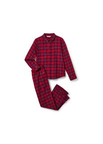 Tchibo - Flanelov&eacute; pyžamo - pro ženy - vel. 38 - barva: modr&aacute;/kostkovan&yacute;