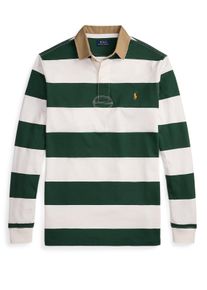 Velké Velikosti - Polo Ralph Lauren - Rugby tričko s proužky a nášivkou loga - 3XL - Zelená