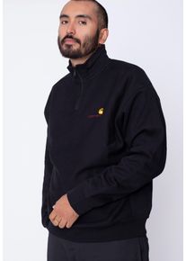 Carhartt Work In Progress Carhartt WIP - Half Zip American Script Black - Svetr - Černá - XXL - 80% Bavlna, 20% Polyester