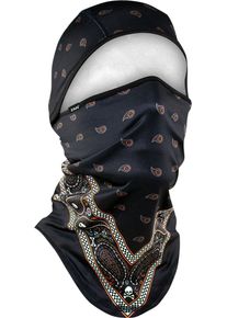 Zan Headgear SportFlex Convertible Classic, balaclava , color: Black/Orange/White , size: One Size