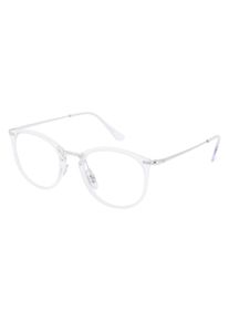 Ray-Ban RX7140 unisex br&yacute;le | Obruba: panto, plast, transparent