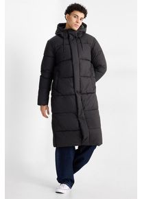 C&Amp;A Prošívaný kabát s kapucí, Černé, Größe: XL