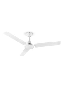 Klarstein Spin Doctor, bílý, 55 W, stropní ventilátor, 122 cm, 3 ramena, nerezavějící ocel