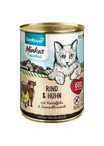 ZooRoyal Minkas hověz&iacute; maso a kuře s brambory 12 &times; 400 g