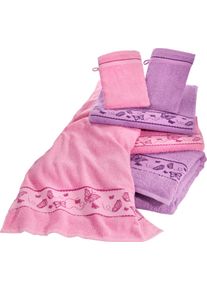 unisex Sada ručníků růžová ,velikost 0