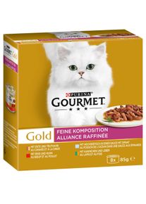 GOURMET Gold Feine Komposition, variace chut&iacute; 96 &times; 85 g
