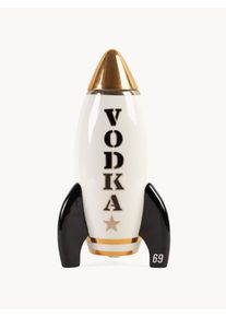 Jonathan Adler Dekantér se zlatými akcenty Rocket, 830 ml Zlatá, Černá Porcelán 830 cm