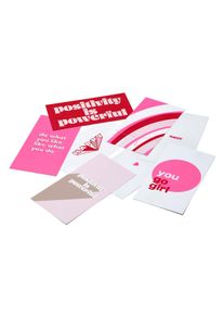 Tchibo - Sada pohlednic/mini obrázků - barva: bílá