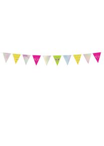 partydeco Girlanda Electric Holo - Vlaje�ky, mix, 1,8m