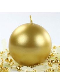 SV��KA KOULE metalick� zlat� 8cm