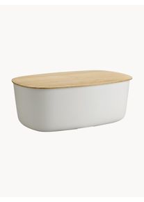 Stelton Chlebník s bambusovým víkem Box-It Šedá Umělá hmota Š 35 cm, V 13 cm