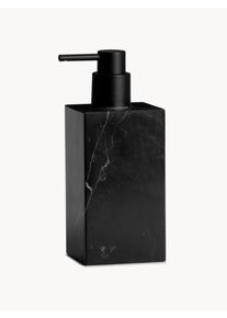 Andrea House Mramorový dávkovač mýdla Andre Černá Mramor Š 7 cm, V 18 cm