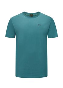 Velk&eacute; Velikosti - BOSS Green - Tričko z měkk&eacute; strečov&eacute; kvality - 5XL - Petrol