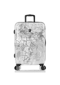 Heys Black Camo 4 Rollen Trolley M 66 cm mit Dehnfalte weiss