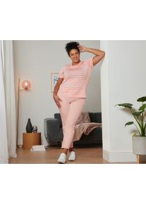 Tchibo - Proužkované triko - pro ženy - vel. XL 48/50 - barva: bílá/s proužky