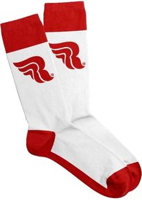 Riding Culture Logo, socks unisex , color: Red/White , size: 40-43 EU