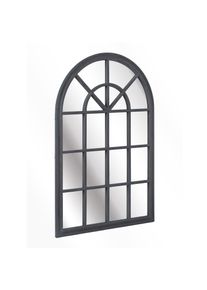 Casa Chic Savile, francouzské zrcadlo ve vzhledu okna, dřevěný rám, 120 x 80 cm